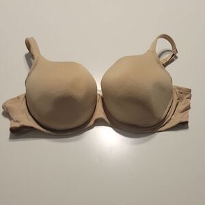 46D CACIQUE LIGHTLY LINED BALCONETTE BRA NUDE TAN 46